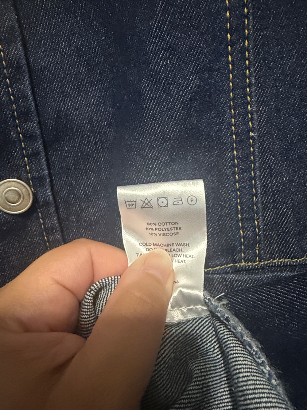 Peppermayo Folton índigo mini denim dress size 14 - Picture 4 of 6